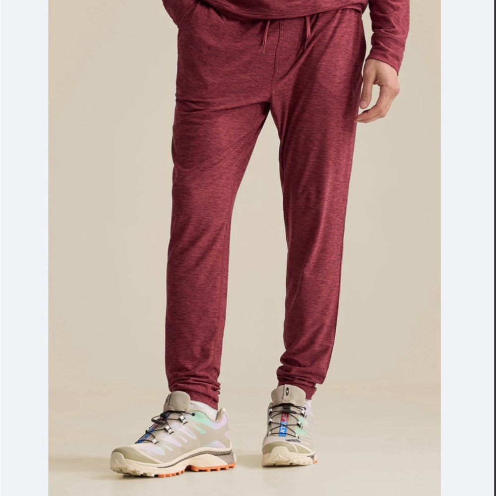 Outdoor Voices Cloudknit Slim Sweatpants - Sumac Unisex S EUC
